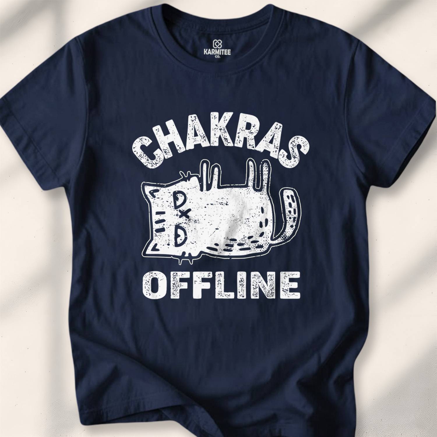 Chakras Offline T-shirt - Navy