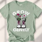 Grow Gently T-shirt - Sage
