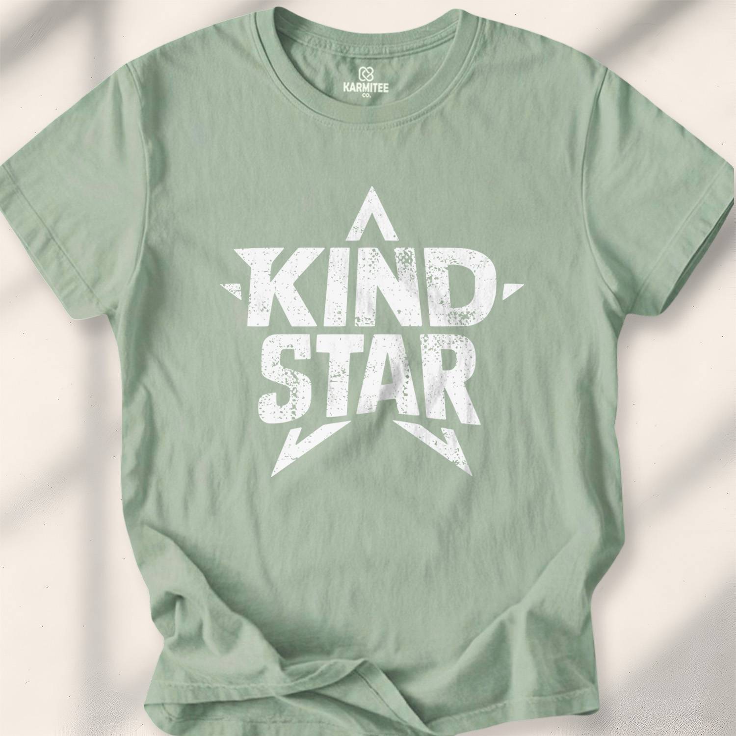 Kind Star T-shirt - Sage