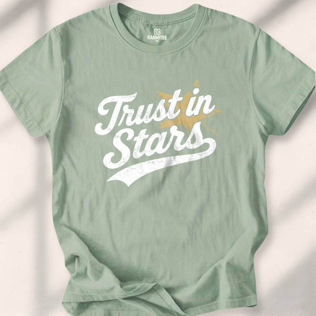 Trust In Stars T-shirt - Sage