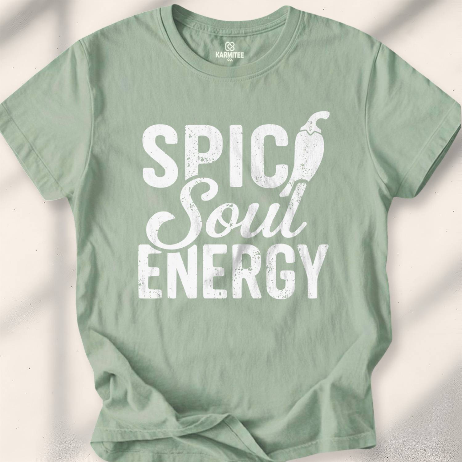 Spicy Soul Energy T-shirt - Sage