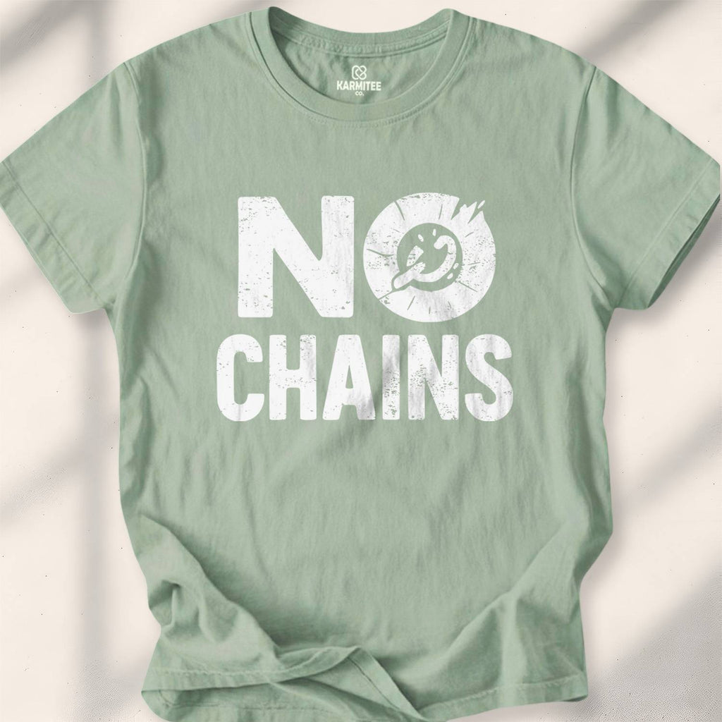 No Chains T-shirt - Sage