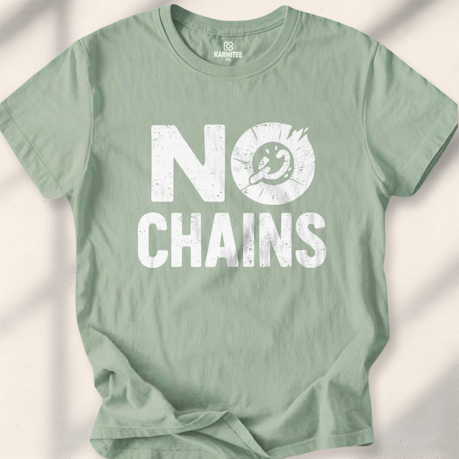 No Chains T-shirt - Sage