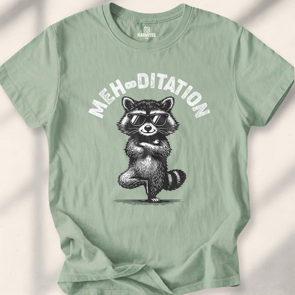 Meh-Ditation T-shirt - Sage