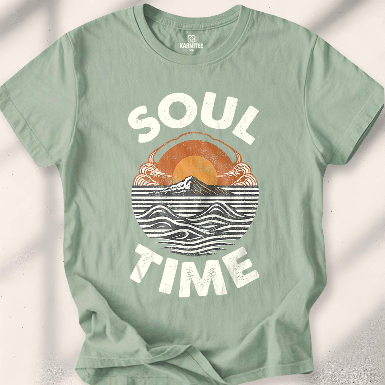 Soul Time T-shirt - Sage