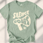 Silence Roars T-shirt - Sage
