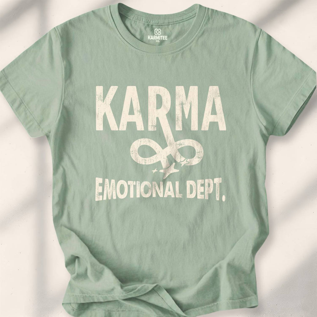 Karma Emotional Dept T-shirt - Sage
