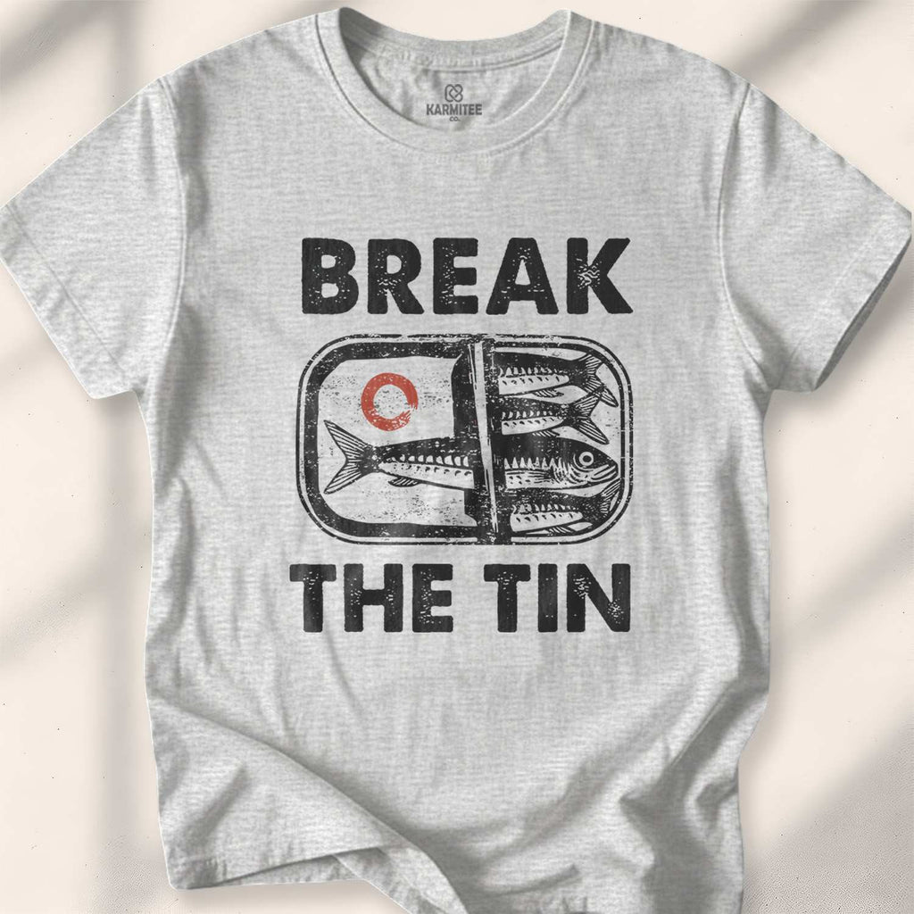 Break The Tin T-shirt - Sport Grey