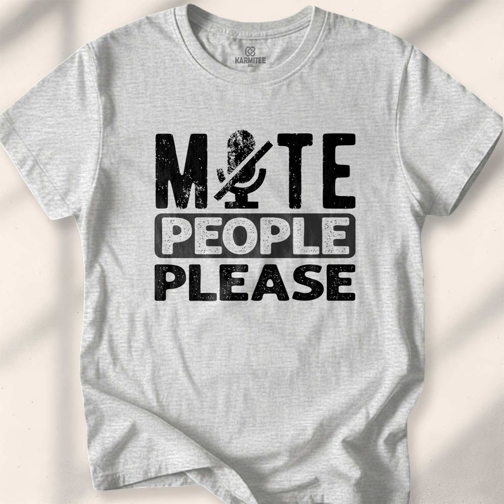 Mute People Please T-shirt - Sport Grey