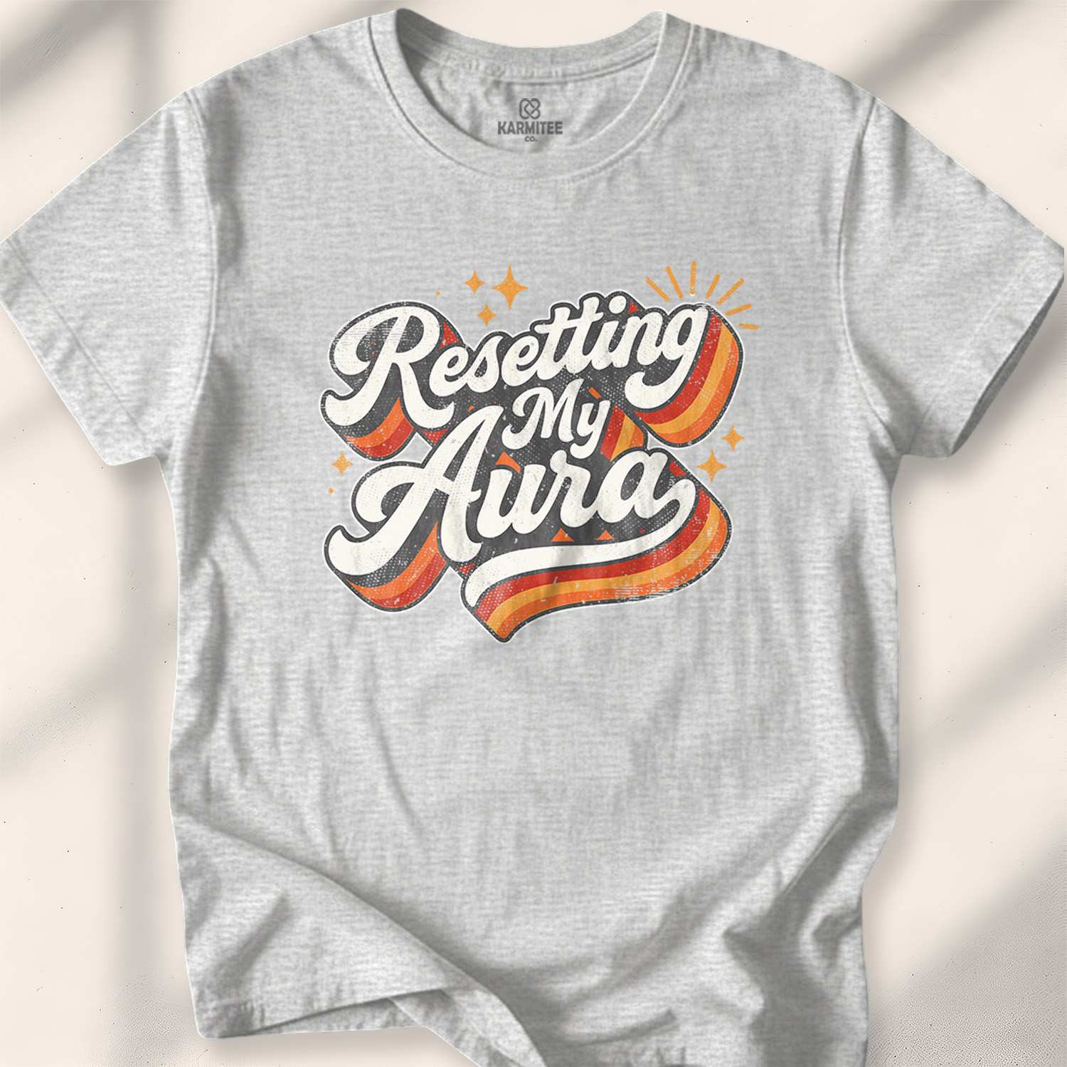 Resetting My Aura T-shirt - Sport Grey