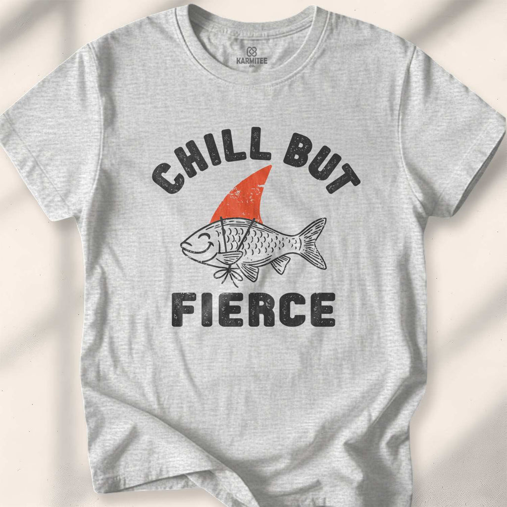 Chill But Fierce T-shirt - Sport Grey