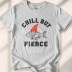 Chill But Fierce T-shirt - Sport Grey