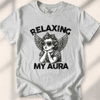 Relaxing My Aura T-shirt - Sport Grey
