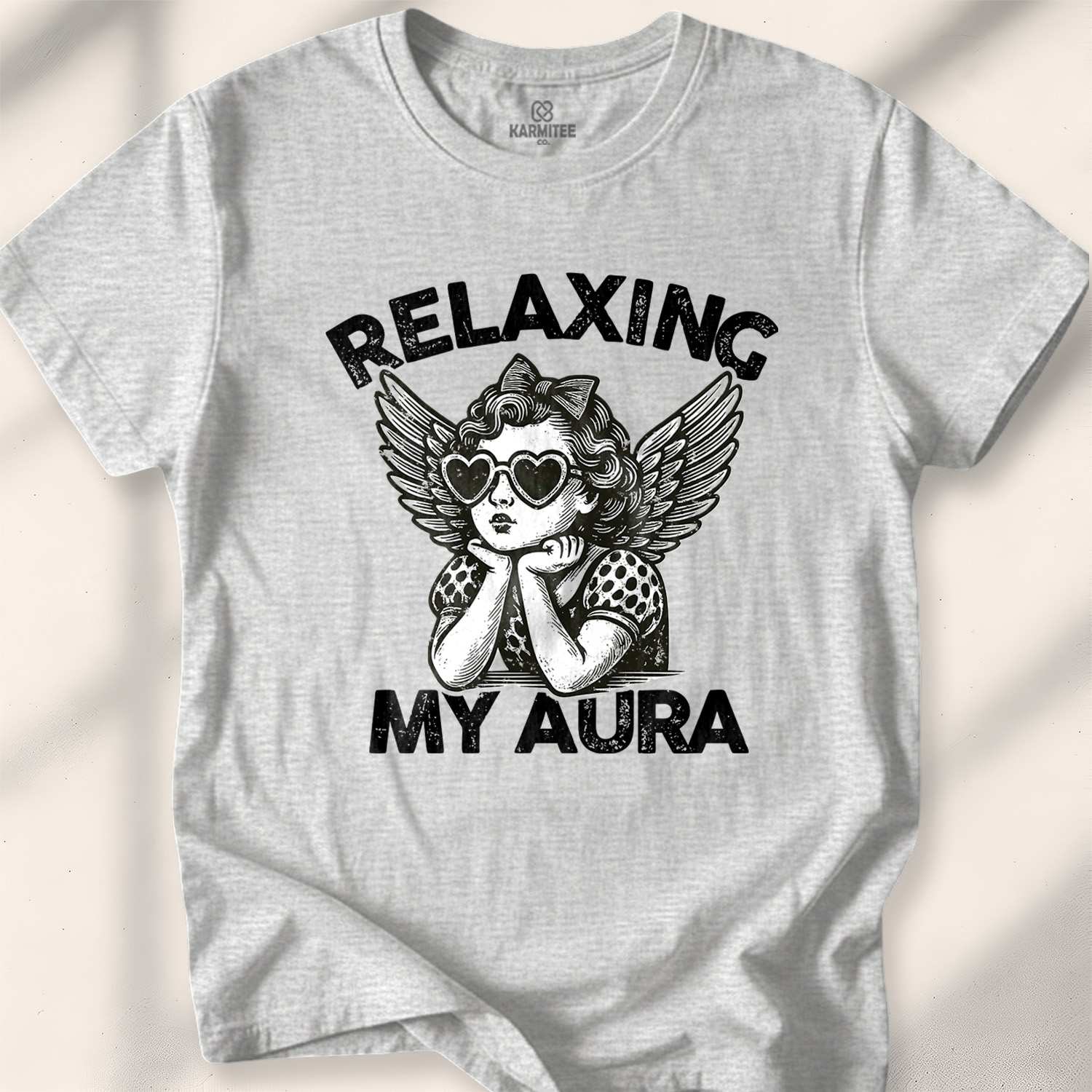 Relaxing My Aura T-shirt - Sport Grey
