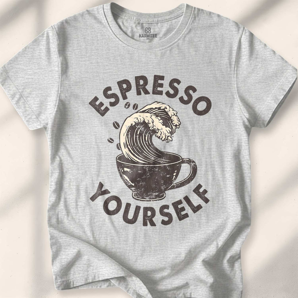 Espresso Yourself T-shirt - Sport Grey
