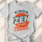 Kinda Zen Kinda Chaos T-shirt - Sport Grey