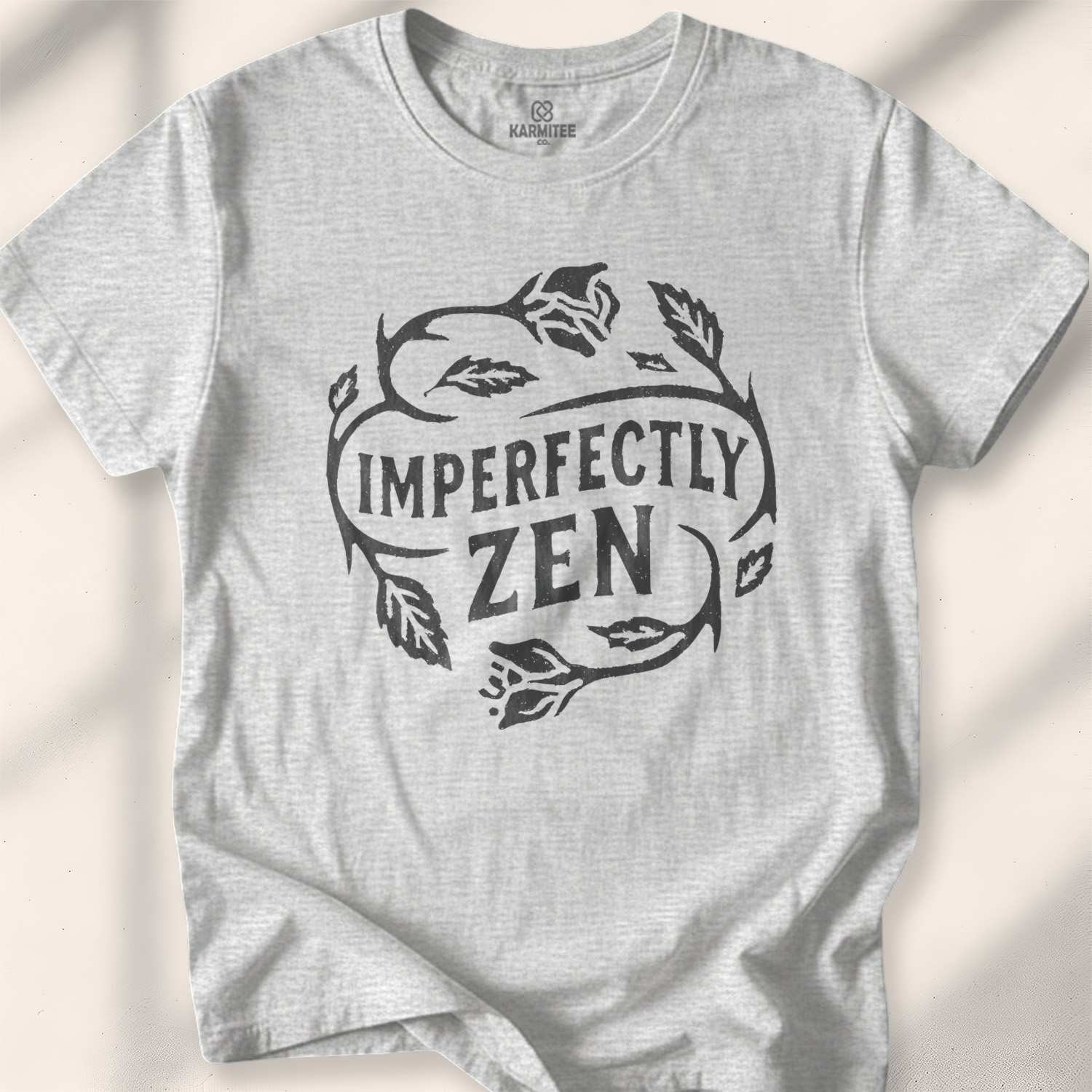 Imperfectly Zen T-shirt - Sport Grey
