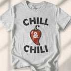 Chill & Chili T-shirt - Sport Grey