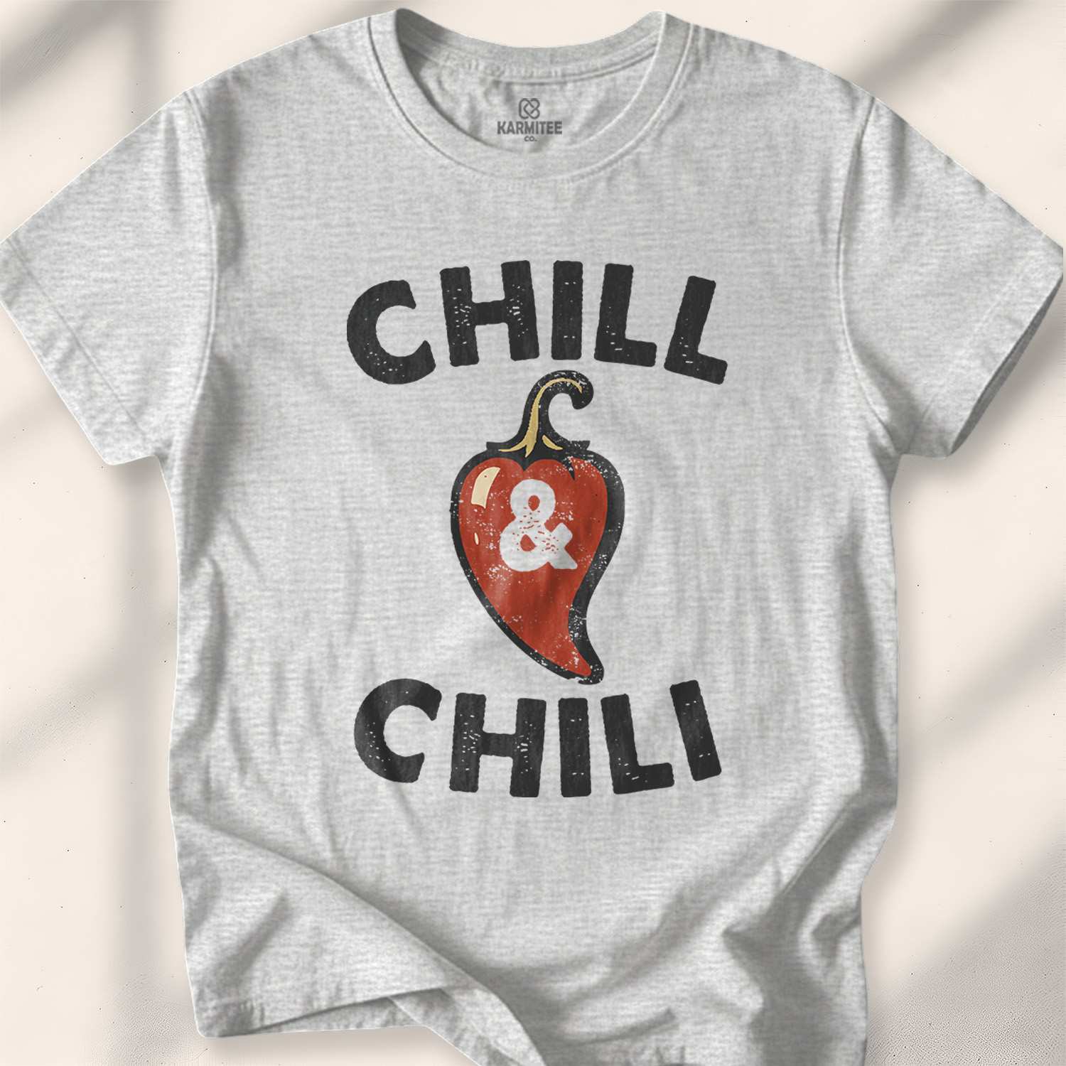 Chill & Chili T-shirt - Sport Grey