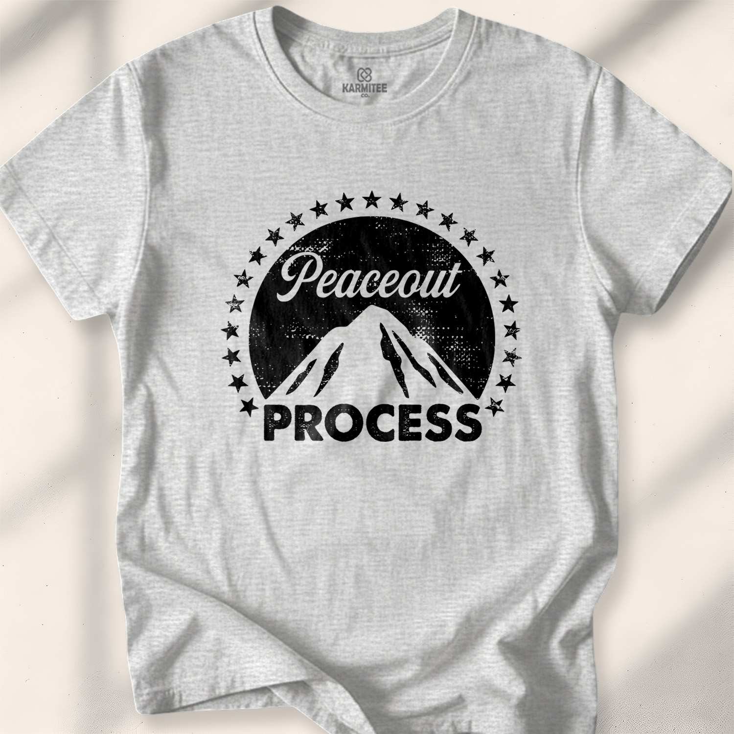 Peaceout Process T-shirt - Sport Grey
