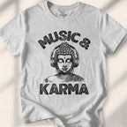 Music & Karma T-shirt - Sport Grey