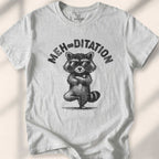 Meh-Ditation T-shirt - Sport Grey