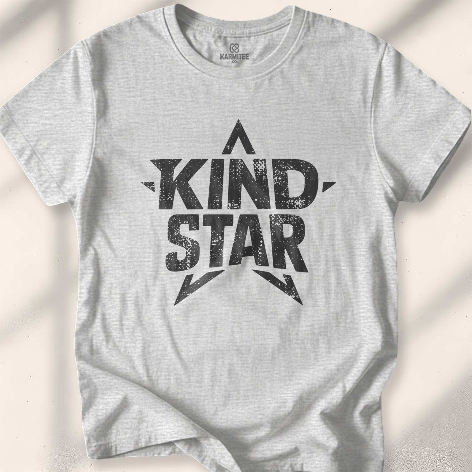Kind Star T-shirt - Sport Grey