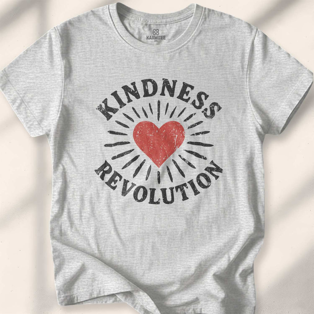 Kindness Revolution T-shirt - Sport Grey