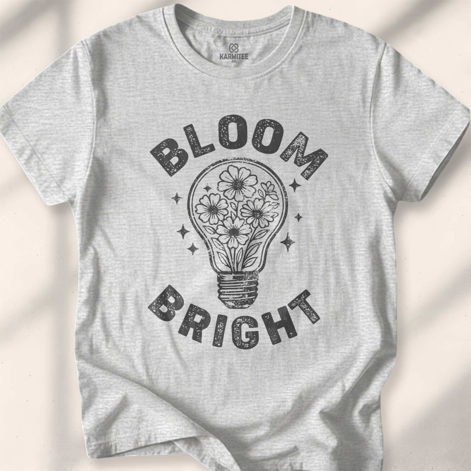 Bloom Bright T-shirt - Sport Grey