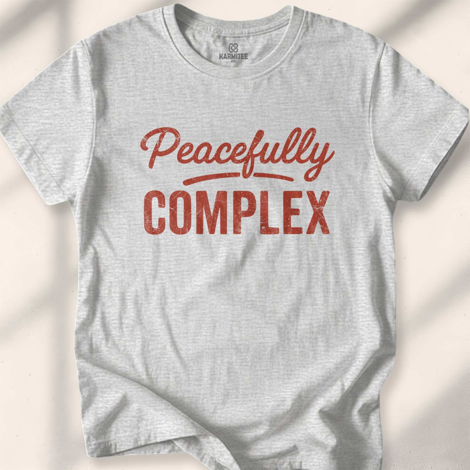 Pacefully Complex T-shirt - Sport Grey