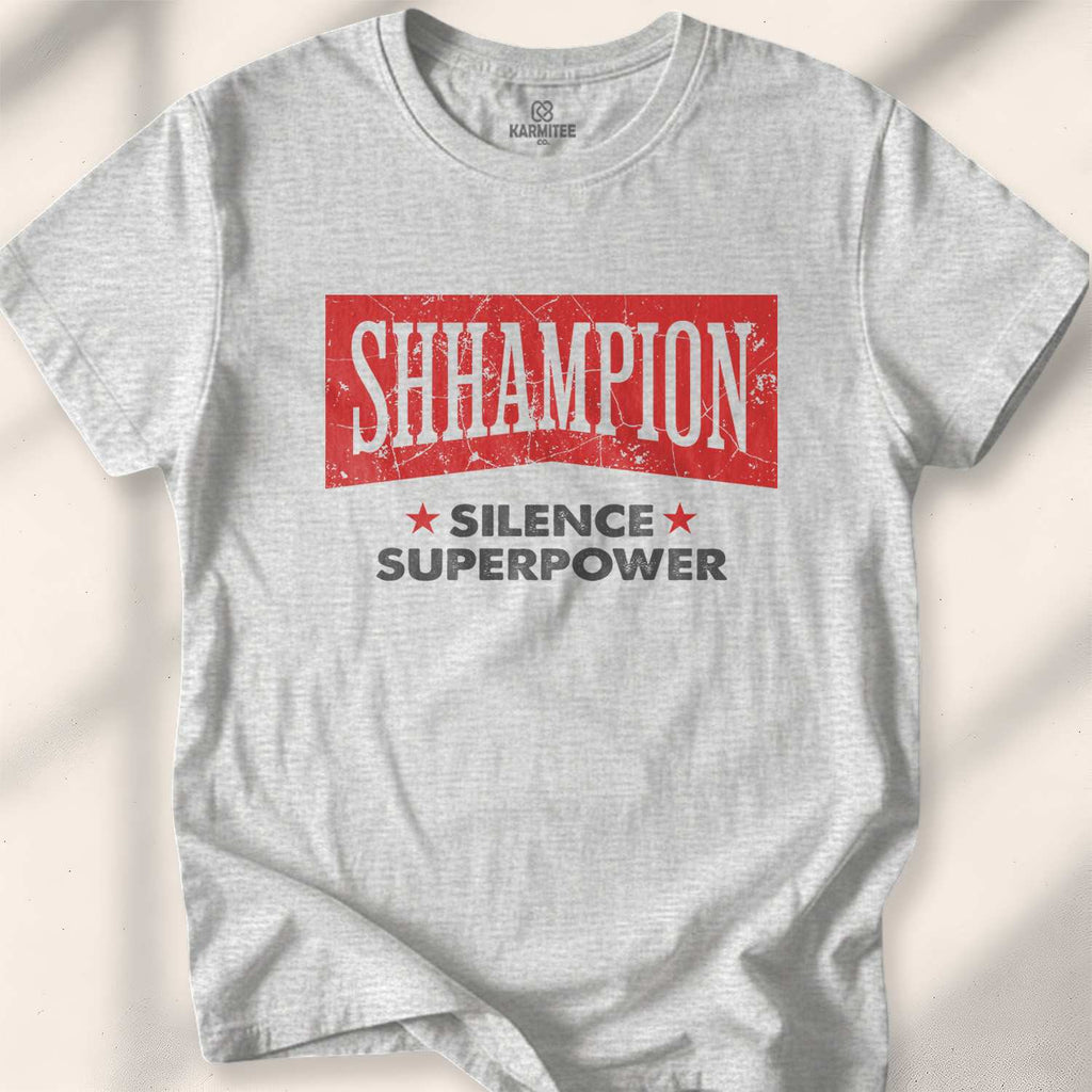 Shhhampion T-shirt - Sport Grey