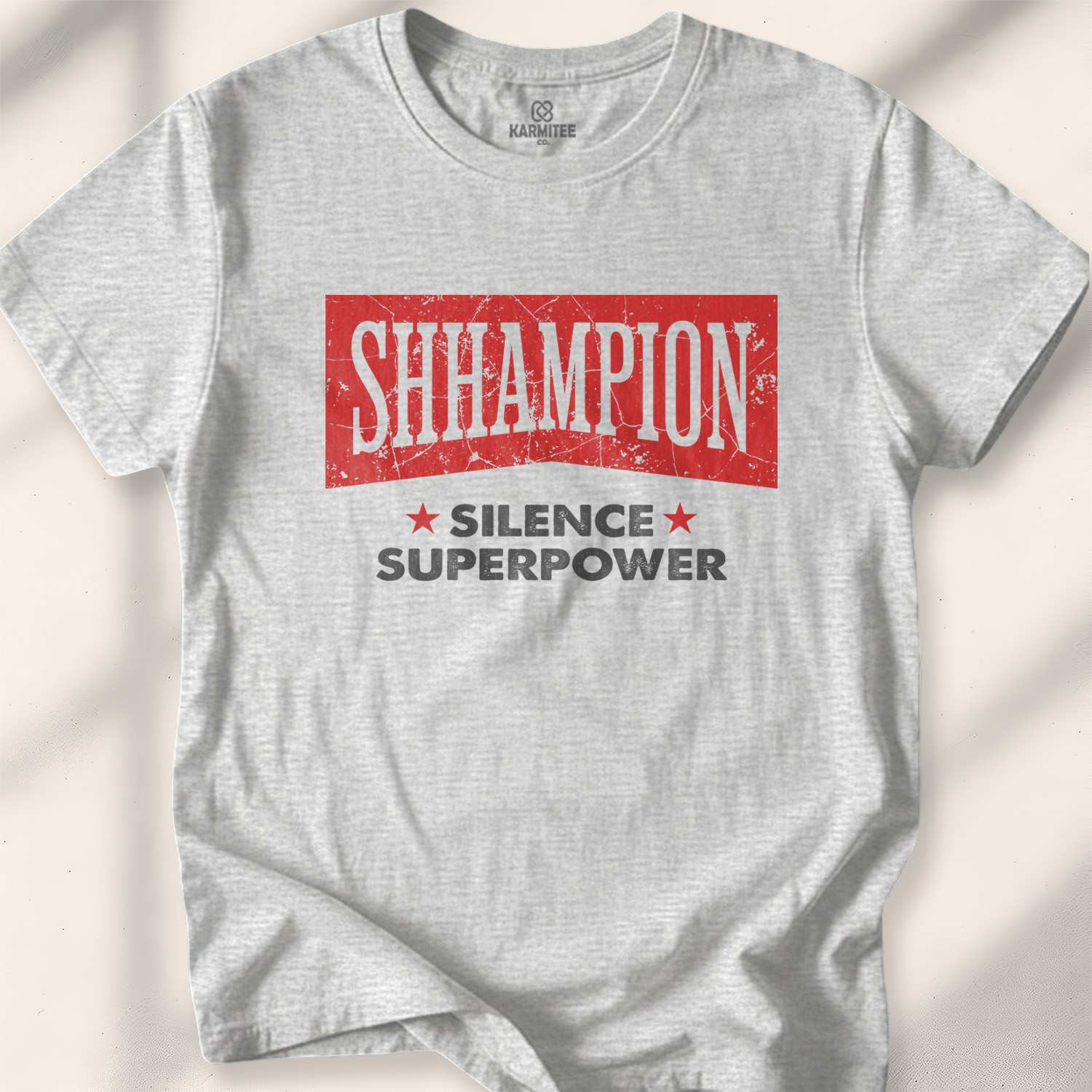 Shhhampion T-shirt - Sport Grey