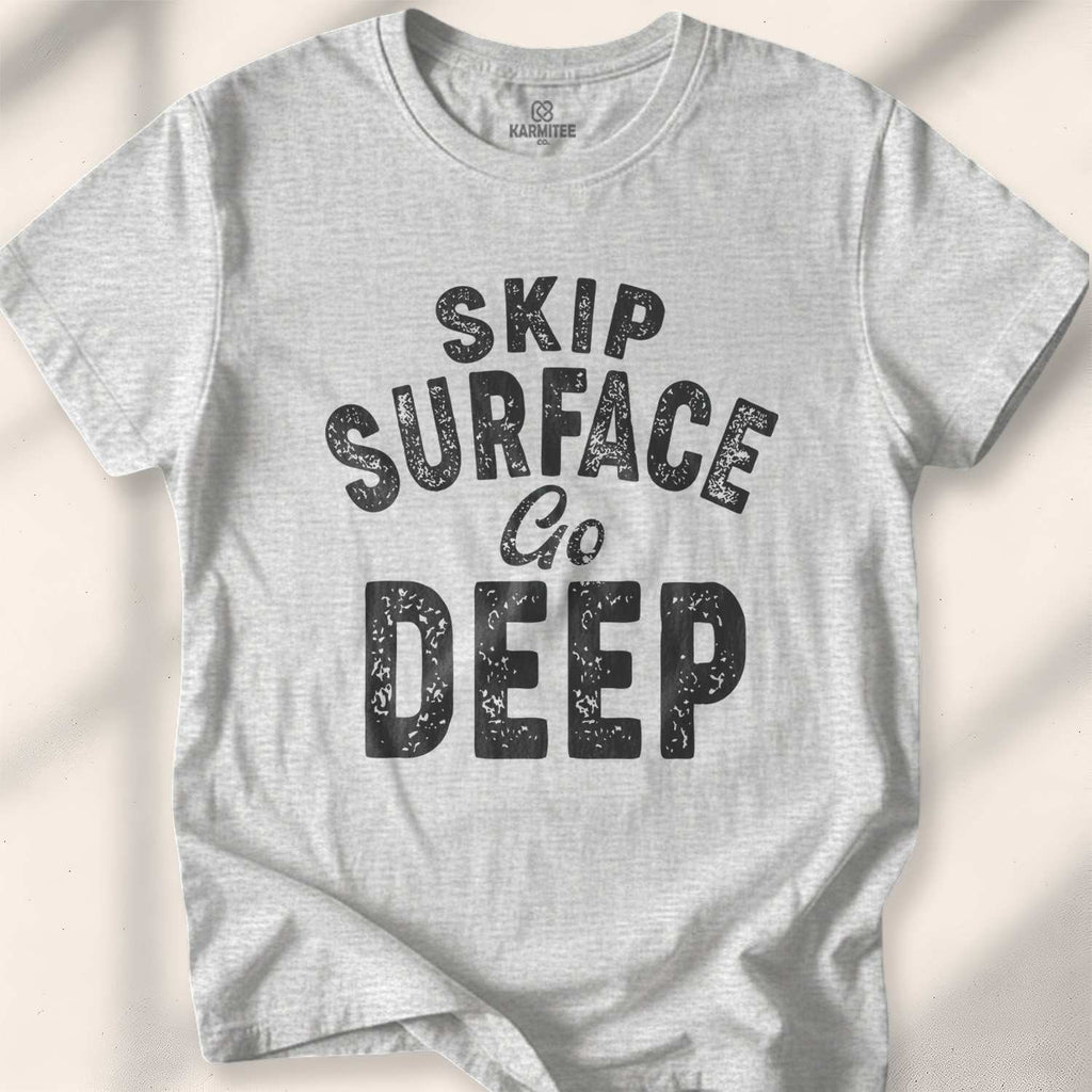 Skip Surface Go Deep T-shirt - Sport Grey