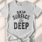 Skip Surface Go Deep T-shirt - Sport Grey
