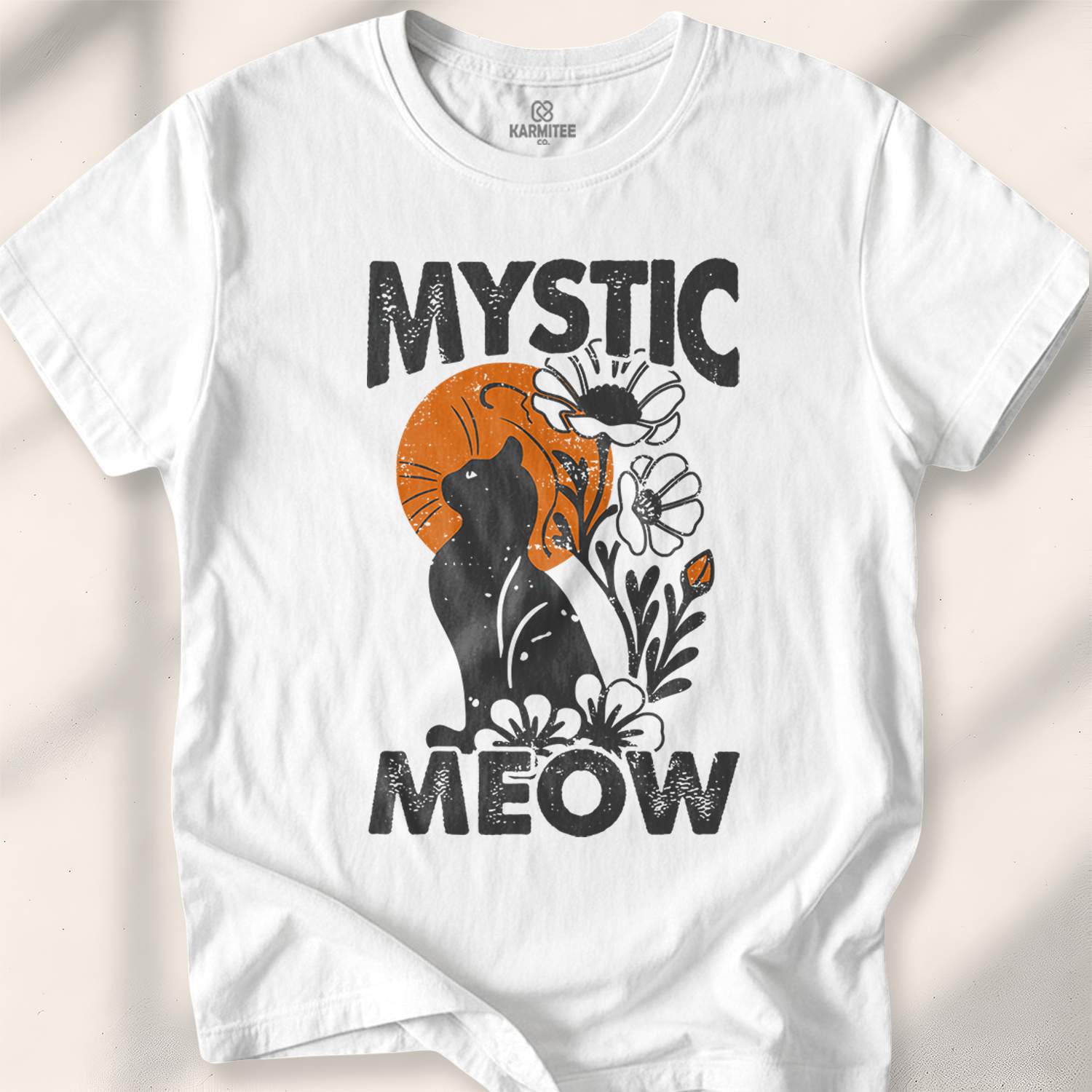 Mystic Meow T-shirt - White