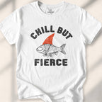 Chill But Fierce T-shirt - White