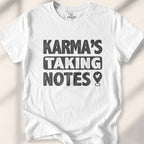 Karma’s Taking Notes T-shirt - White