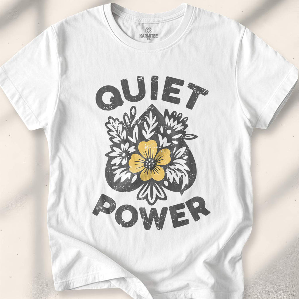 Quiet Power T-shirt - White