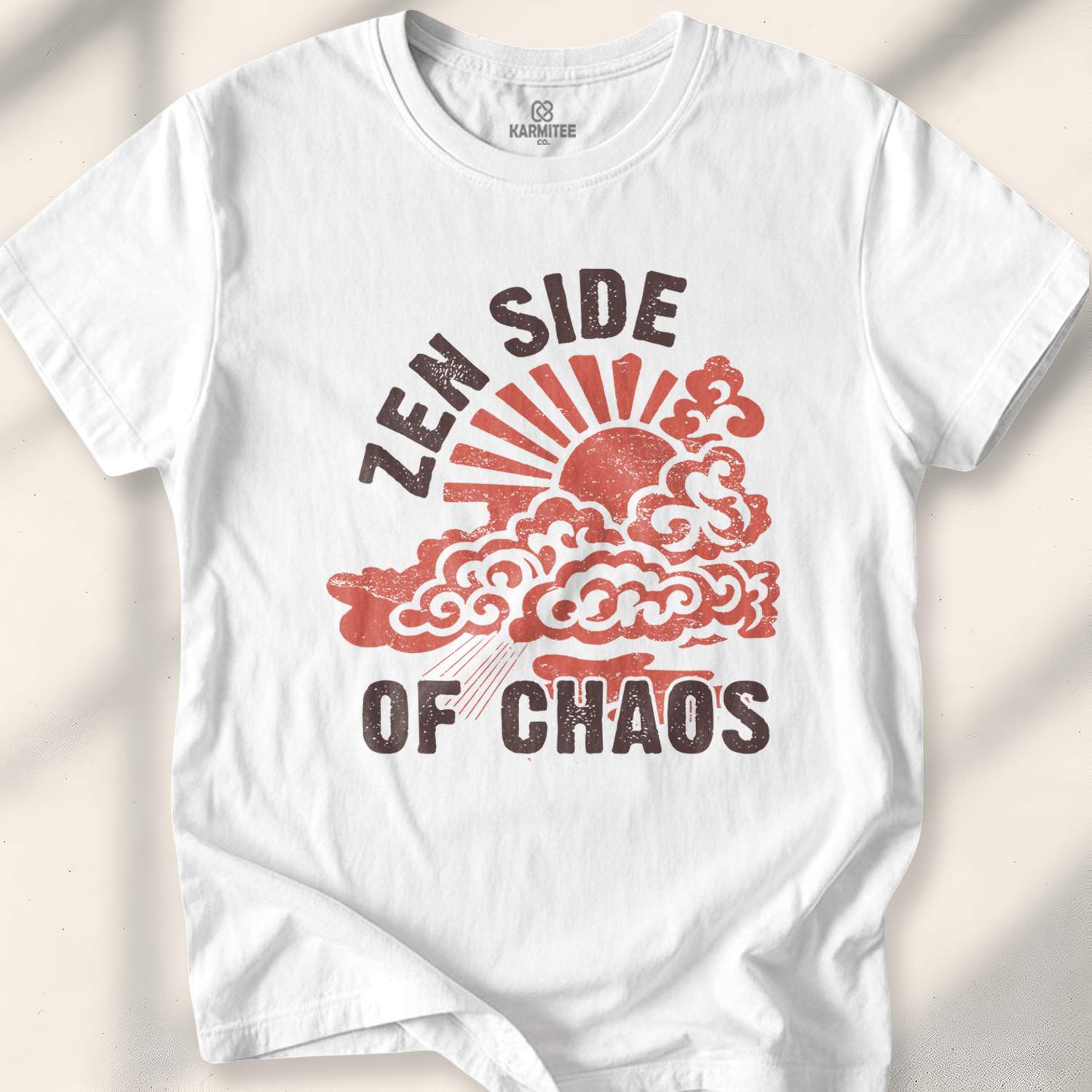 Zen Side Of Chaos T-shirt - White