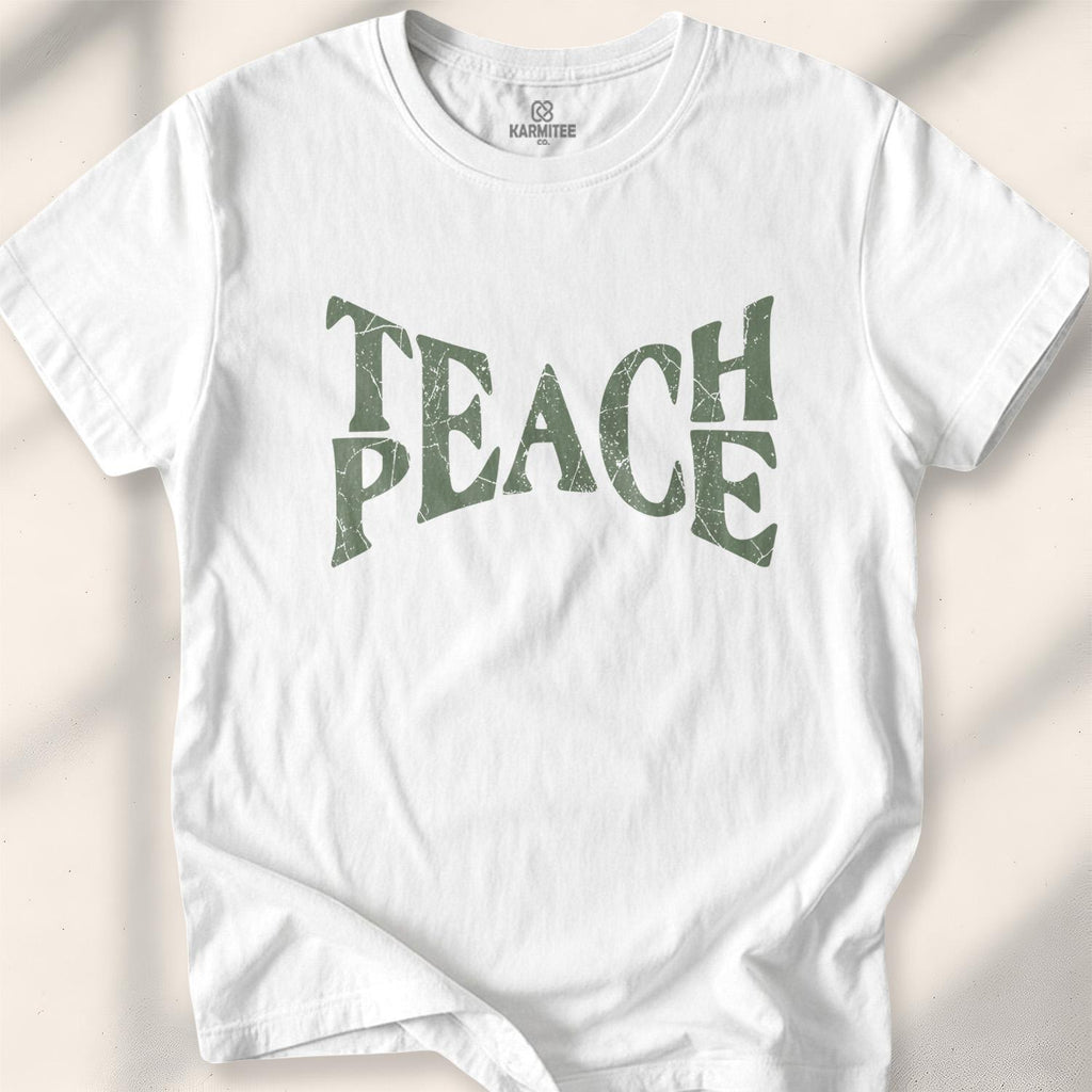 Teach Peace T-shirt - White