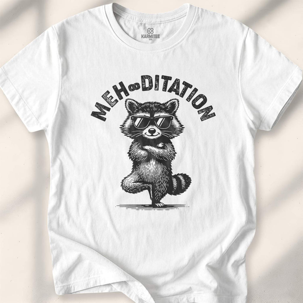 Meh-Ditation T-shirt - White