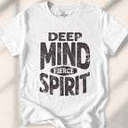 Deep Mind Fierce Spirit T-shirt - White