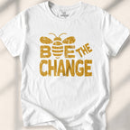 Bee The Change T-shirt - White