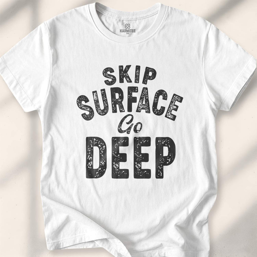 Skip Surface Go Deep T-shirt - White