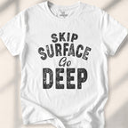 Skip Surface Go Deep T-shirt - White