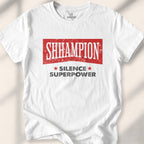 Shhhampion T-shirt - White