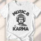 Music & Karma T-shirt - White