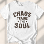 Chaos Trains The Soul T-shirt - White