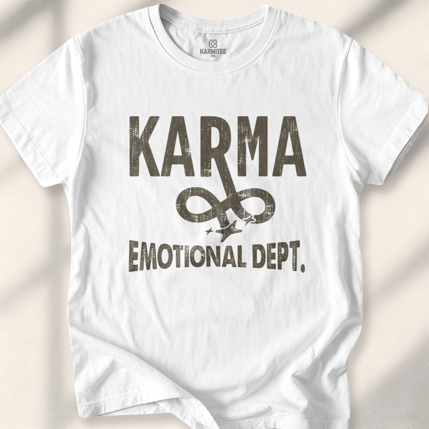 Karma Emotional Dept T-shirt - White