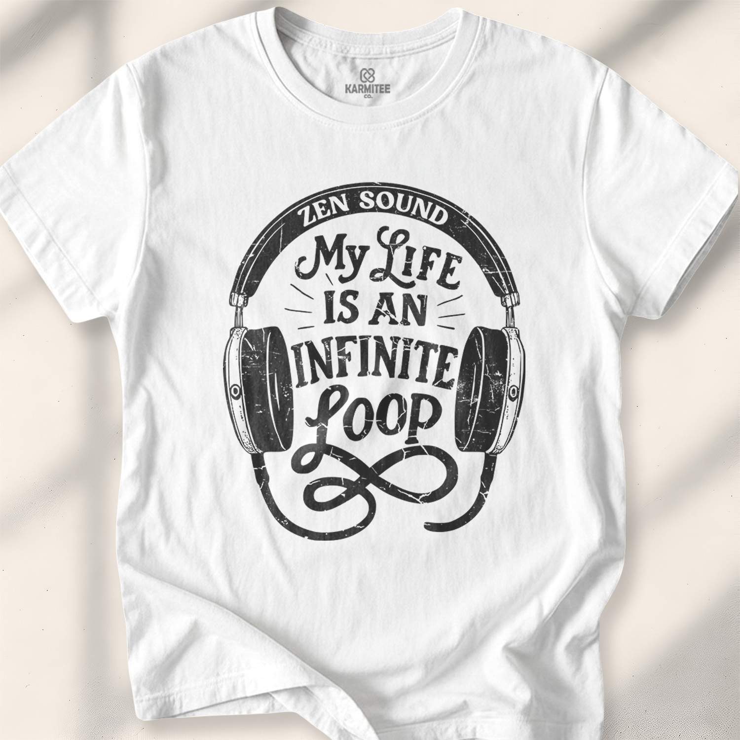 My Life Is An Infinite Loop T-shirt - White